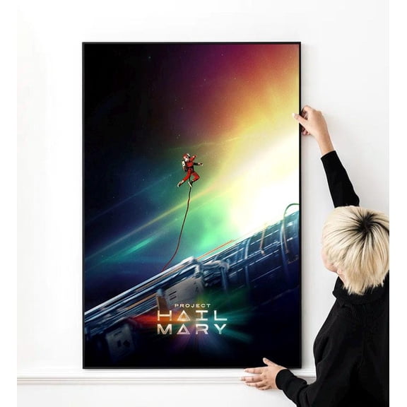 Project Hail Mary Movie Poster, Film Wall Art, Unframed Paper Poster 8x10in