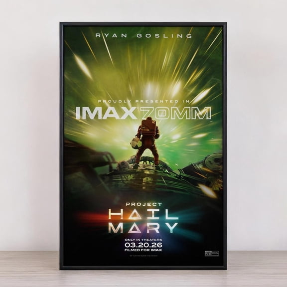Project Hail Mary Movie Sci Fi Home Decor Collectibles Film Unique Gift V4, Unframed Poster