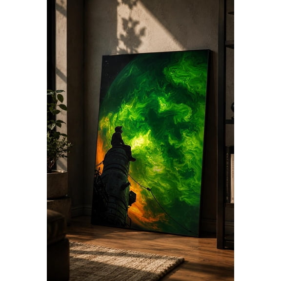 Project Hail Mary Print Sci Fi Wall Art Astronaut Space Futuristic Planet Artwork Andy Weir Inspired, Unframed Poster