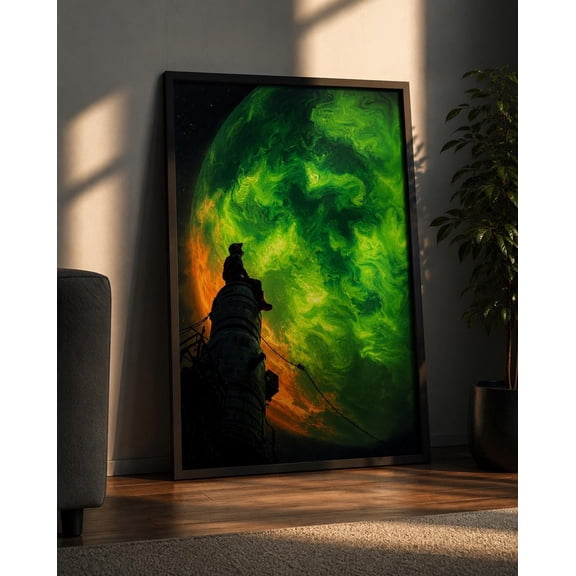 Project Hail Mary Sci Fi Wall Art Astronaut Space Futuristic Planet Artwork Andy Weir Inspired, Unframed Poster
