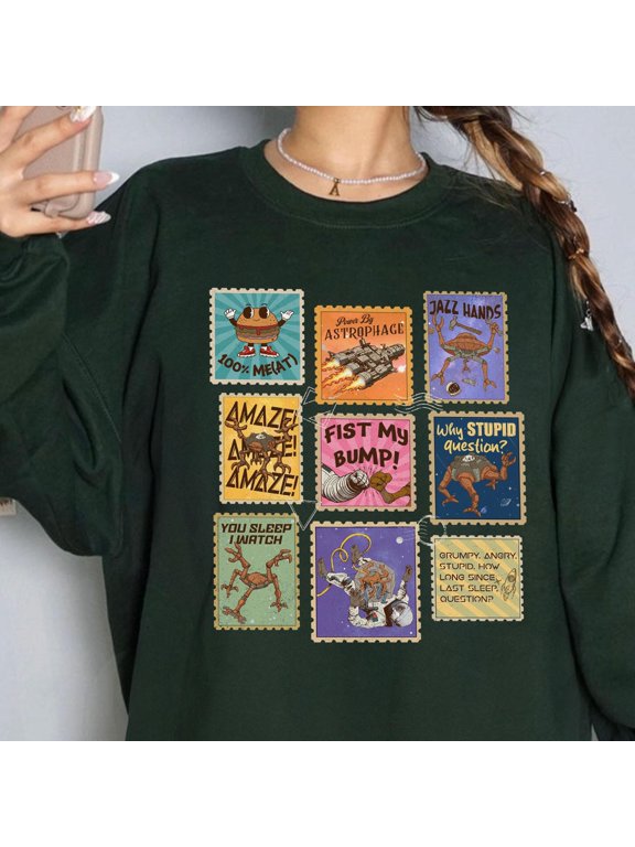 Project Hail Mary Stamps Shirt Rocky Jazz Hands TShirt SciFi Bookish TShirt Andy Weir Fan