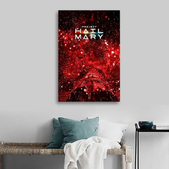 Project Hail Mary Wall Art Poster, Unframed Paper Poster 24x36in