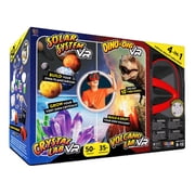 مجموعة نظارات الواقع الافتراضي من Abacus Brands للأطفال - النظام الشمسي، Dino Dig، Volcano Lab، Crystal Lab، STEM Toys