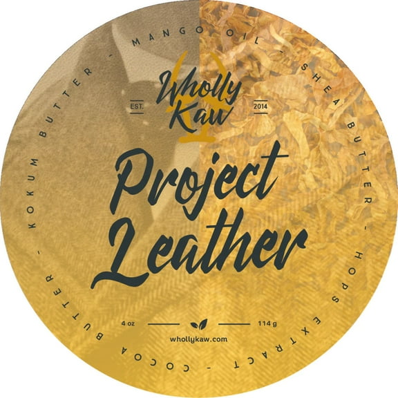 Project Leather Shaving Soap