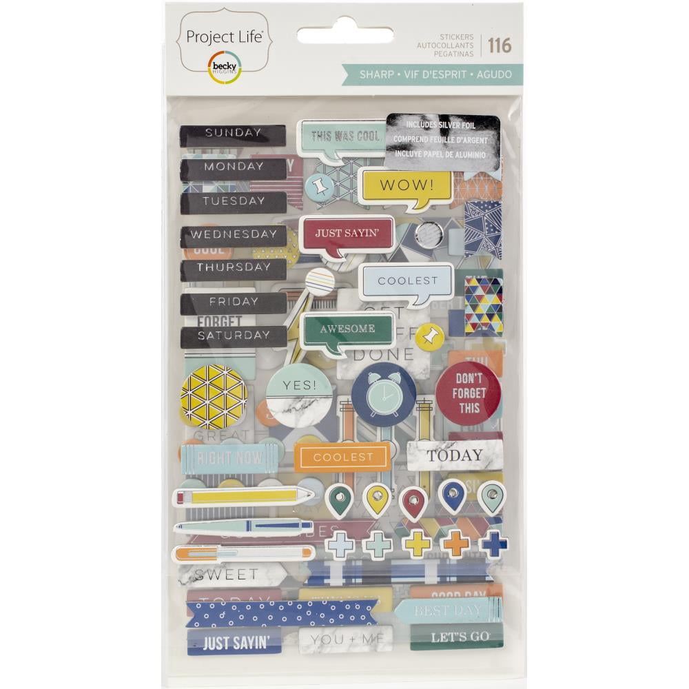 Project Life Chipboard Stickers - Walmart.com
