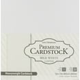 thumbnail image 1 of Core'dinations Value Pack Cardstock 12"X12" 80lb 20/Pkg-White Canvas, 1 of 1