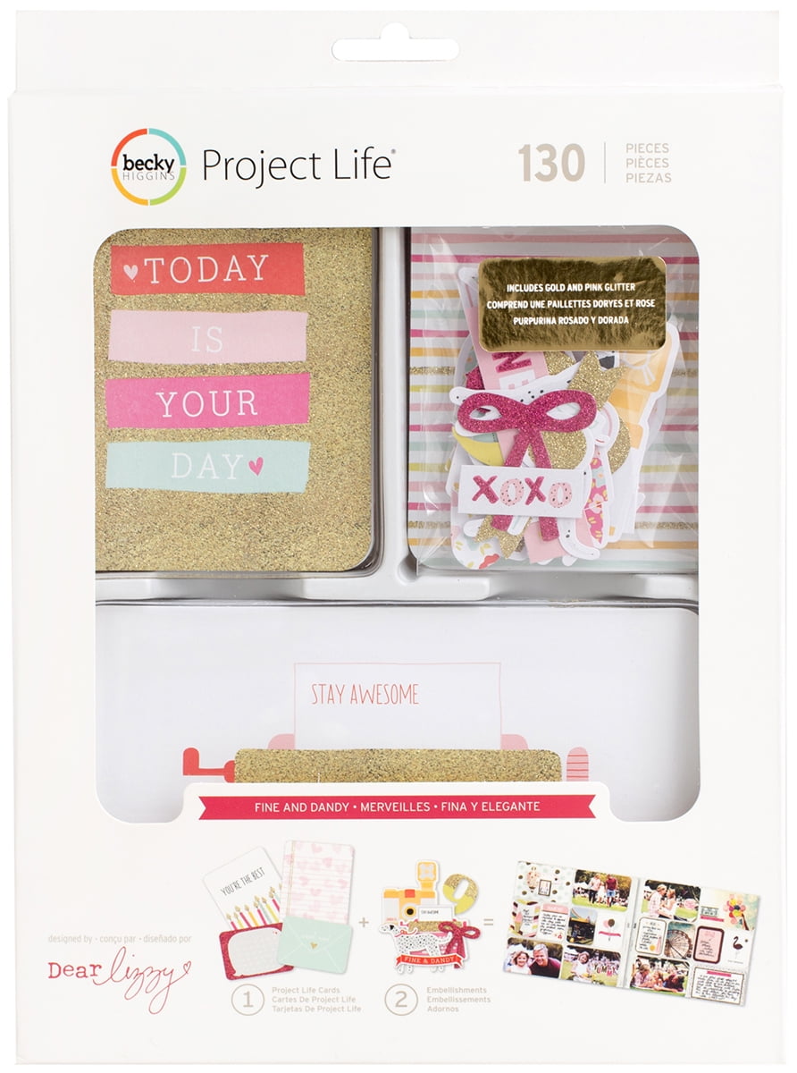 Project Life Value Kit 60/Pkg-Fine & Dandy - Walmart.com