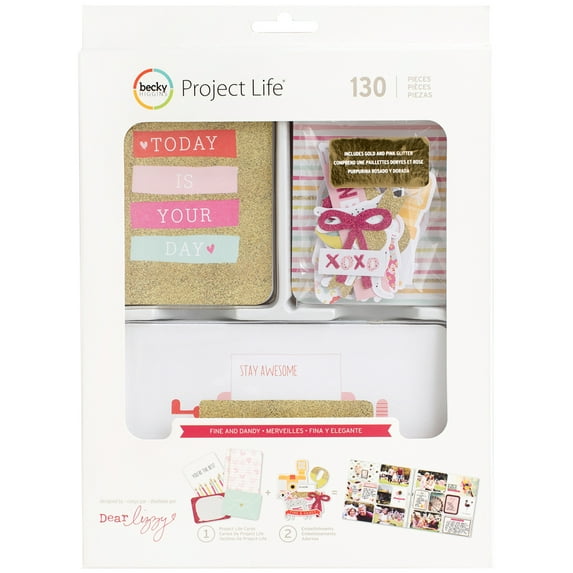 Project Life Value Kit 60/Pkg-Fine & Dandy