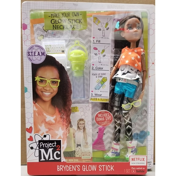 Project MC2 Bryden's Glow Stick Netflix Doll New in Box