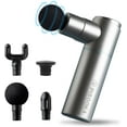 thumbnail image 1 of Project Mars Mini Massage Gun, Percussion Massage Gun Deep Tissue, Extremely Lightweight Portable Handheld Massager for Neck Back Pain Relief, Muscle Relaxation (4 Speed, Sliver), 1 of 6