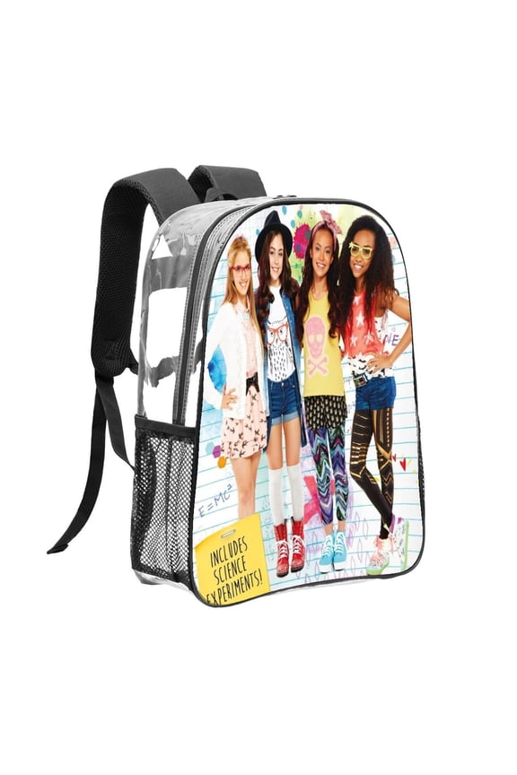 Project Mc2 Pattern Transparent Backpack Lightweight And fashionable Showcasing Personality And Leading The Trend