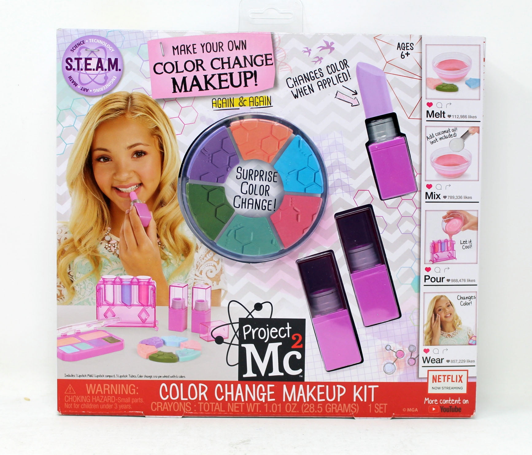 Project Mc2 STEAM Color Changing Makeup DIY Activity Kit - Walmart.com