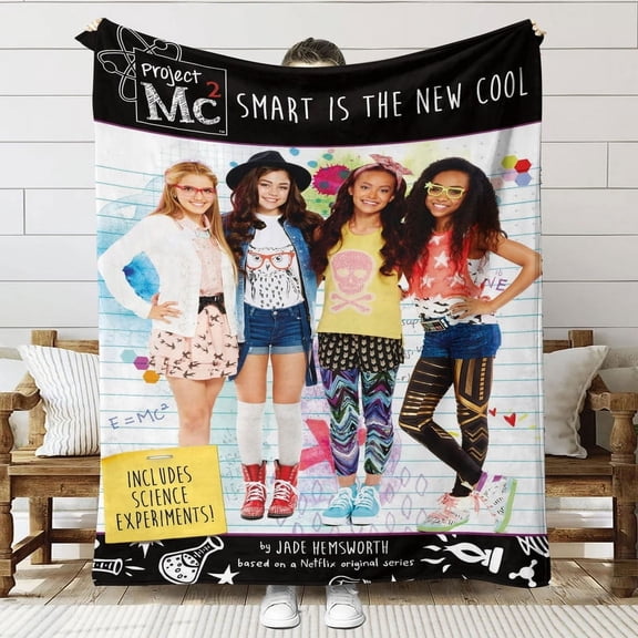 Project Mc2 Throw Blanket Gifts for Fans Lover Girls Boys Women Present Hoodie Him Bed 60"x80"