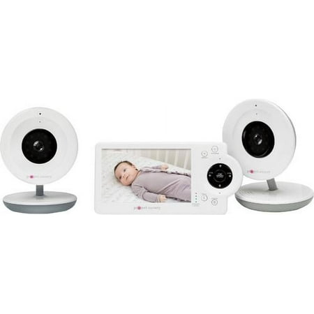 Project Nursery - Video Baby Monitor with (2) Cameras and 4.3" Screen - White