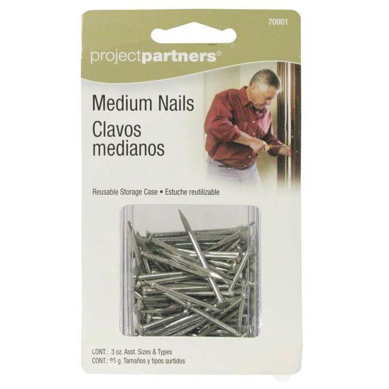 Project Partners 70001 Fasteners Medium Nails - Walmart.com