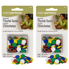 Large Head Thumb Tacks for Office Supplies