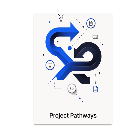 Project Pathways Modern Design - Office Decor Enthusiast - 13x19 Poster Print
