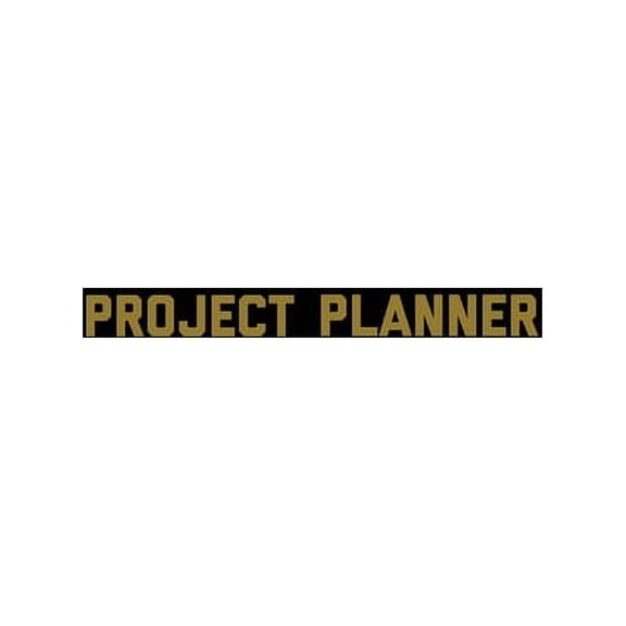 Project Planner: Productivity Planner Pages, Planning Projects, List & Keep Track Notes & Ideas, Gift, Organize,, (Paperback)