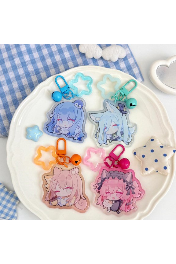 Project Sekai Acrylic Keychain - Fluffy Ribbon - More More Jump! (1 keychain)