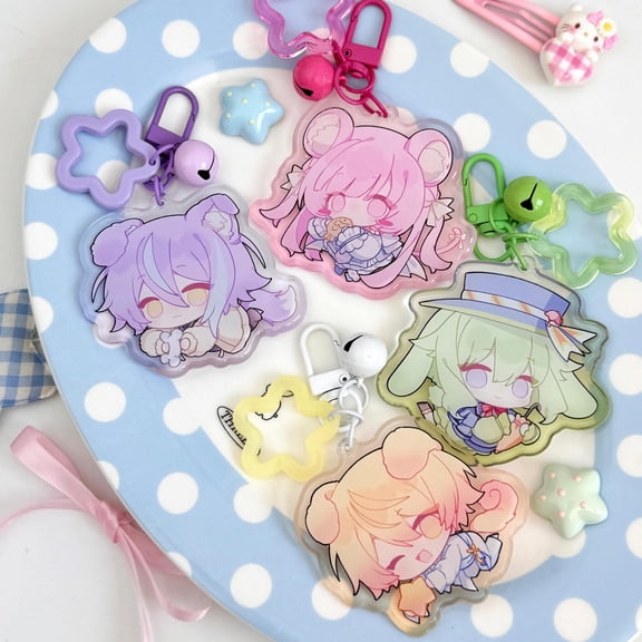 Project Sekai Acrylic Keychain - Fluffy Ribbon - Wonderlands x Showtime (1 keychain)