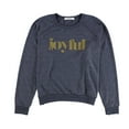 thumbnail image 1 of Project Social T Womens Joyful Sweatshirt, Blue, Medium, 1 of 2
