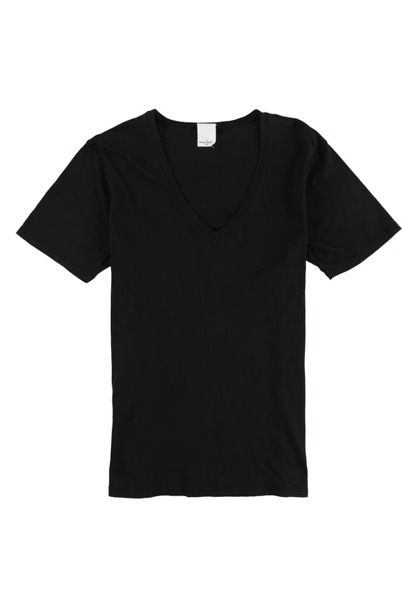 Womens Light Weight Solid Basic T-Shirt, Black, Small