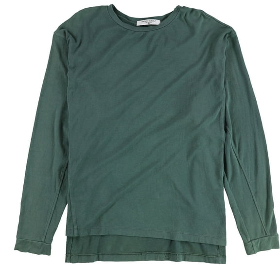 Project Social T Womens Side Panel Long Sleeve Basic T-Shirt, Green, Small