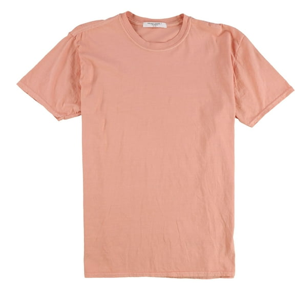 Project Social T Womens Solid Oversized Basic T-Shirt, Orange, One Size