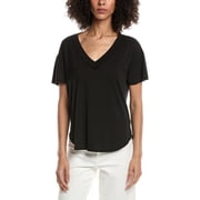Project Social T womens Baltimore V-Neck T-Shirt, xs, Black