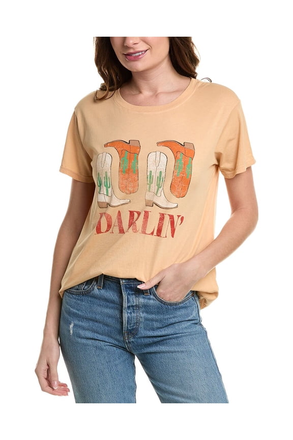 womens  Darlin' T-Shirt, m, Brown