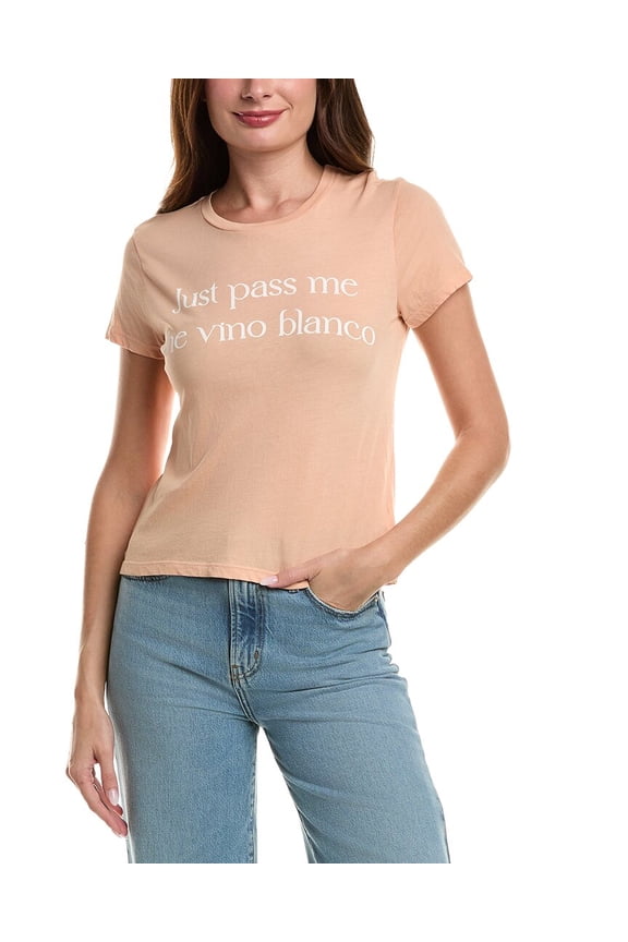 womens  Vino Blanco T-Shirt, s, Pink