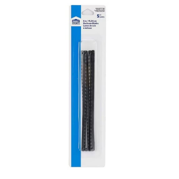 Project Source 6-in High-carbon Steel Extra Fine Cut Hacksaw Blade Set