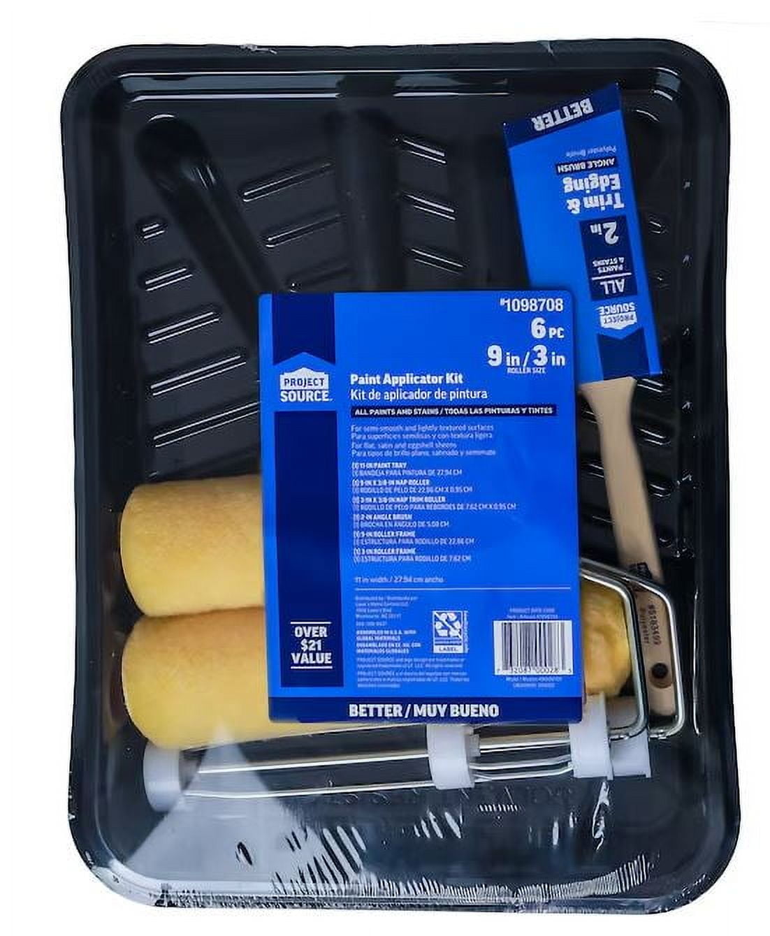 Project Source Better 6 -Piece Polyester Paint Roller Kit