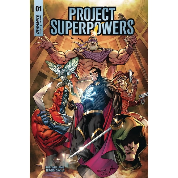 Project Superpowers #1 (Cvr G Davila) D. E. Comic Book