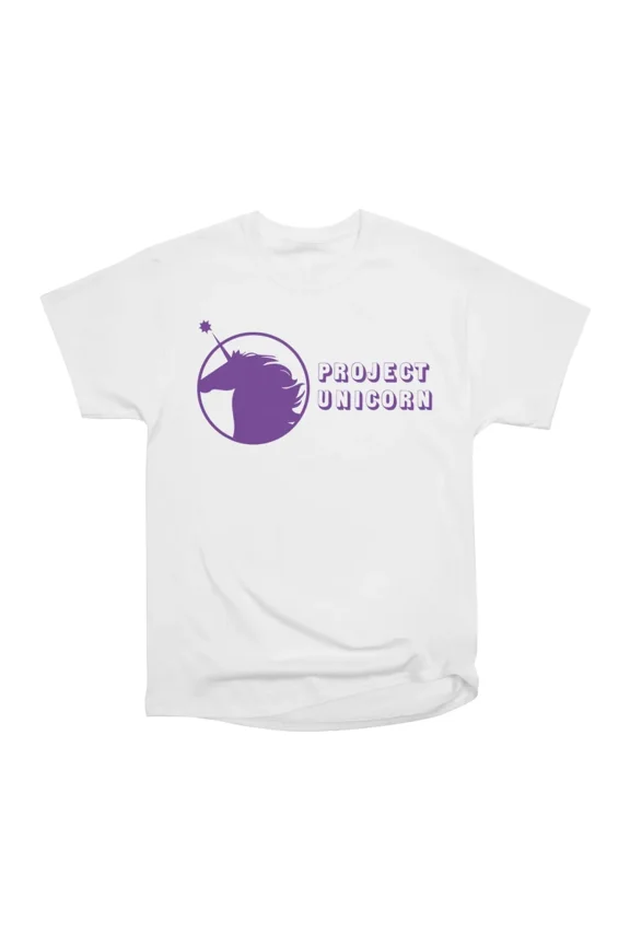 Project Unicorn Logo with text T-Shirt Tee Gift For Him Merch For Her Apparel For Friend