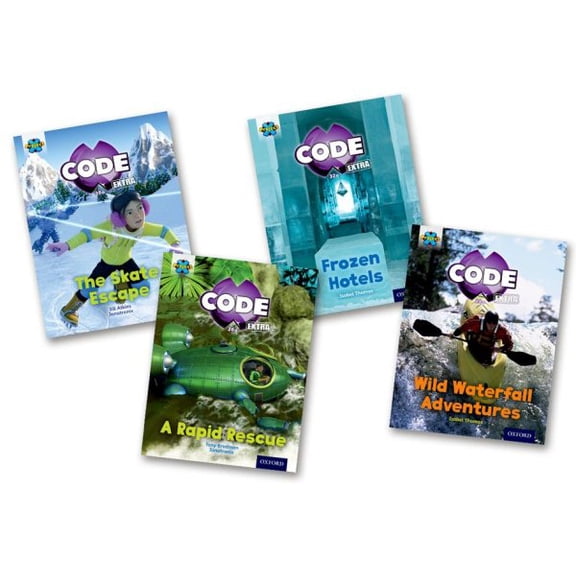 Project X Code Extra: Orange Book Band, Oxford Level 6: Fiendish Falls And Big Freeze, Mixed Pack Of 4
