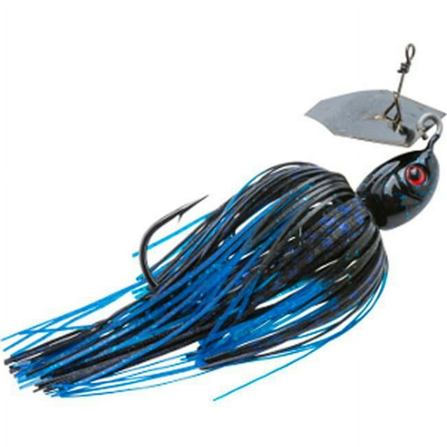 Z-Man PZ12-08 Project Z ChatterBait 1/2 oz. Black/Blue Fishing Lure ...
