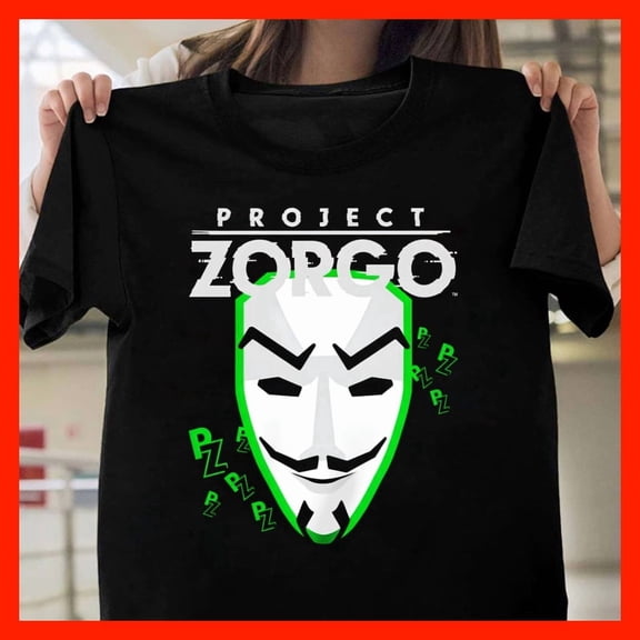 Project Zorgo Guy Fawkes Mask Hoodie - Anonymous Hacker Cyberpunk Tech Gift G051, Softstyle for Unisex, Extended Sizes Up to 5XL