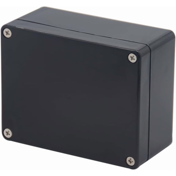 Project box 65 waterproof junction box plastic black electrical box electronic project box power housing 4.533.542.17 inches (1159055 millimeters)