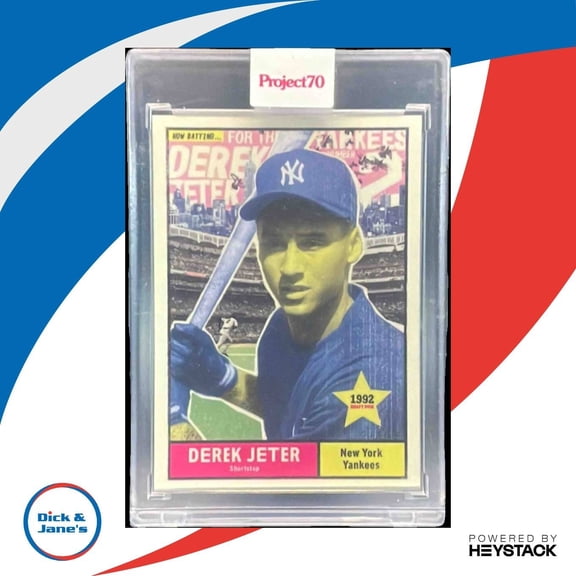 Derek Jeter New York Yankees Project70 #9 Base Baseball Trading Card Topps MLB