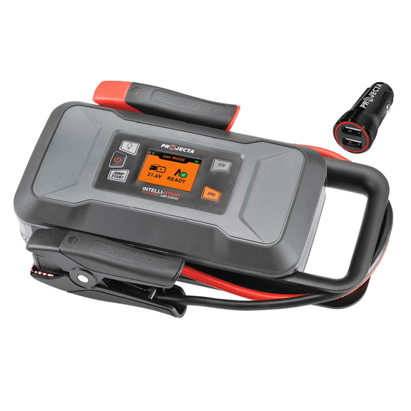 Projecta 12V/24V 2000A Intelli-Start Professional LiFePO4 Jumpstarter and Power Bank with Rapid Recharge Technology