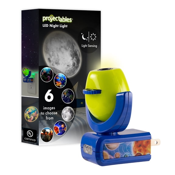 Projectables 6-Image LED Plug-In Night Light, Nature Scenery, 13347