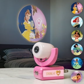 Projectables Disney Princesses 6-Image Plug-in LED Night Light, Light Sensing, 11738