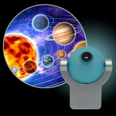 Projectables Solar System LED Plug-in Night Light, 3.5in, 2.8in – 11282