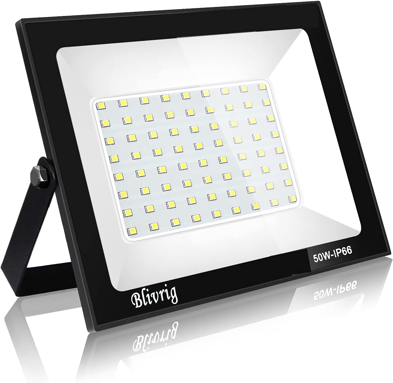 Projecteur LED Extérieur 50W 5000LM Avec Détecteur Mouvement - IP66 Étanche - 6500K Blanc Froid - Pour Jardin/Garage