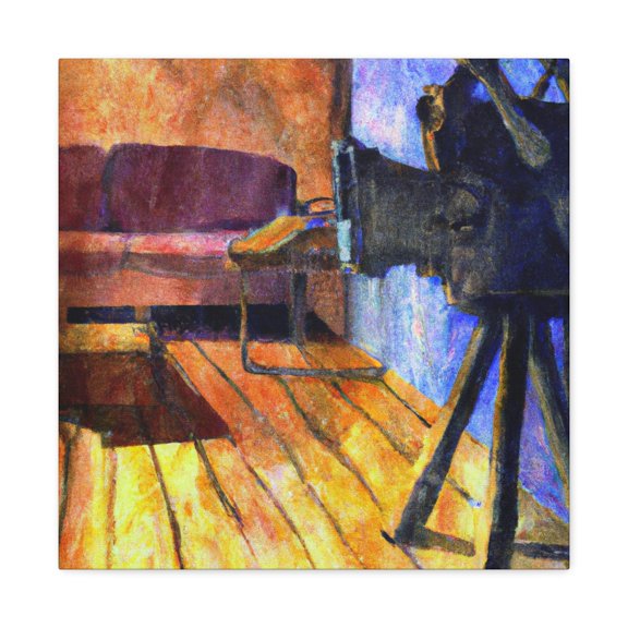 "Projecting Moving Images" - Canvas