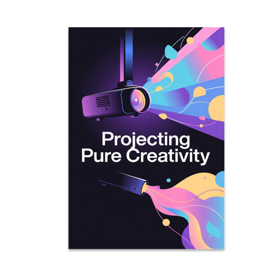Projecting Pure Creativity - Tech & Gadgets Enthusiast - 13x19 Poster Print