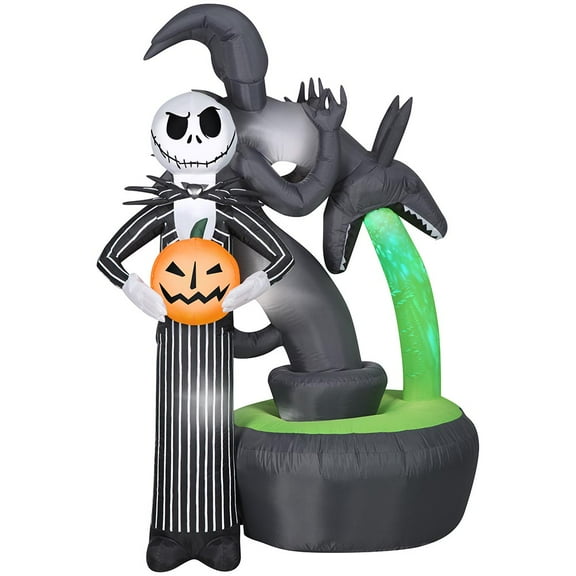Projection Airblown Jack Skellington Inflatable