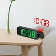 thumbnail image 1 of Projection Alarm Clock For Bedroom,LED Digital Clock Projection On Ceiling Wall With USB Charging,Battery Backup,180°Projector& Dimmer,Dual Bedside Clock, 1 of 8