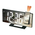 thumbnail image 1 of Projection Alarm Clock New Large Screen Display Silent Sleep Electronic Clock Multifunctional Intelligent Digital Nightlight Desk Clock for Home Adults Gifts, 1 of 8